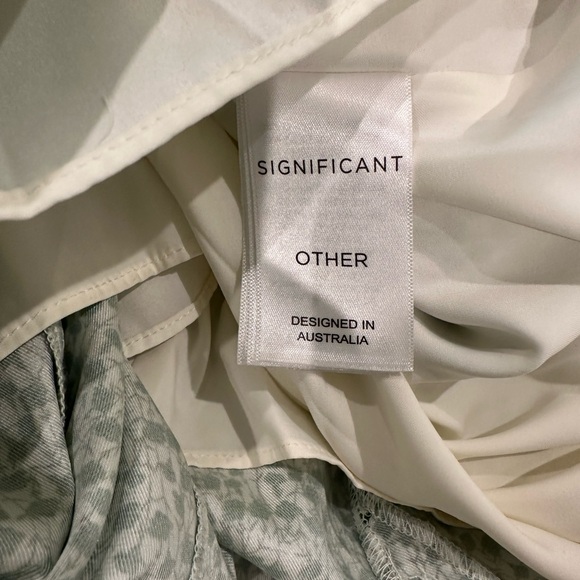 Significant Other Green Floral Maxi Dress - Picture 7 of 10